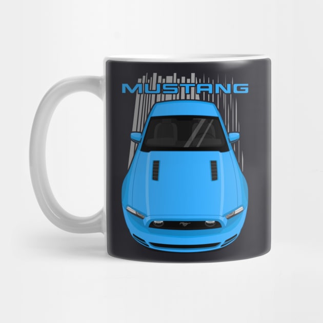 Mustang GT 2013 to 2014 - Grabber Blue by V8social